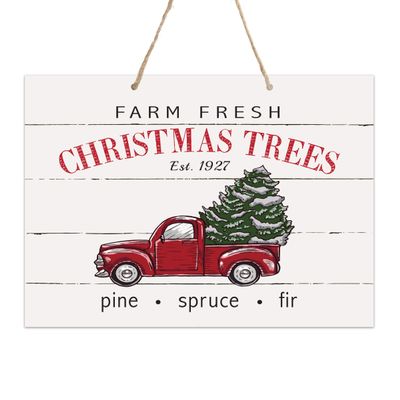 LifeSong Milestones Merry Christmas Decorating Ideas Rope Hanging Wall Sign - Holiday Decoration Gift Ideas for Home 12x15 (Home)
