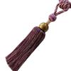 1 Pair Tassel Rope Curtain Tiebacks Tassel Curtain Holdbacks Curtain Buckle (Purple) view 1