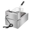 ZOKOP 6L Electric Deep Fryer, Kitchen Frying Machine, Countertop Stainless Steel French Fryer W/Basket, 2500W view 3