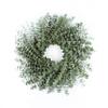 Living Baby Blue Eucalyptus Wreath 16 inch Handcrafted Fresh Cut Greenery Wreath for Front Door Church Door Decor Wedding House Warming Holiday Gift | Yoga Lovers | Self-Care view 1