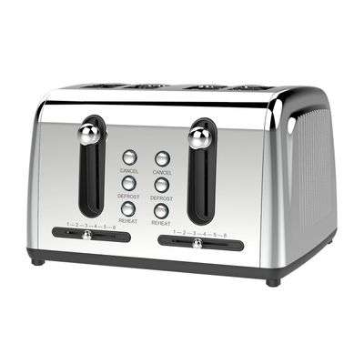 Brentwood Extra Wide Slot 4-Slice Toaster, Silver, One Size (BTWTS446S)