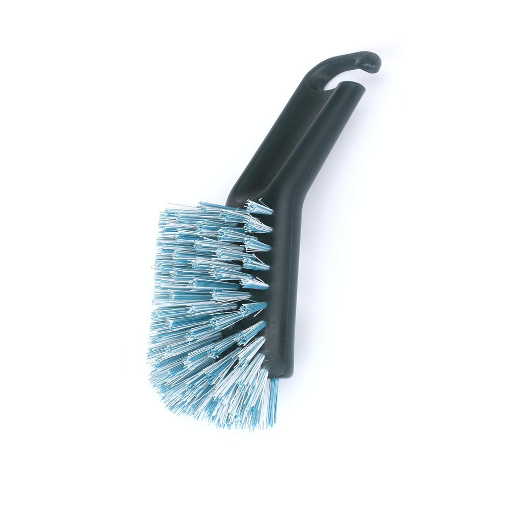 Seiei Kitchen Brush, Black, Length 2.8 x Width 8.3 x Height 2.0 inches (7 x 21 x 5 cm), Brush Craftsman Series, Drain Brush