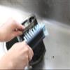 Seiei Kitchen Brush, Black, Length 2.8 x Width 8.3 x Height 2.0 inches (7 x 21 x 5 cm), Brush Craftsman Series, Drain Brush view 4
