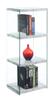 Convenience Concepts SoHo 4 Tier Tower Bookcase, White Faux Marble view 4
