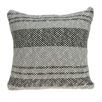 20" X 7" X 20" Stunning Transitional Gray Accent Pillow Cover with Poly Insert