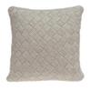 20" X 7" X 20" Charming Transitional Beige Accent Pillow Cover with Poly Insert view 1