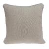 20" X 7" X 20" Charming Transitional Beige Accent Pillow Cover with Poly Insert view 2
