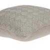 20" X 7" X 20" Charming Transitional Beige Accent Pillow Cover with Poly Insert view 4