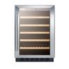 Summit 15 Wine Cellar, 23 Bottle Capacity, 2.2 cu.ft., Built-In Wine Cellar, ADA Compliant, Stainless Steel- ALWC15 view 4