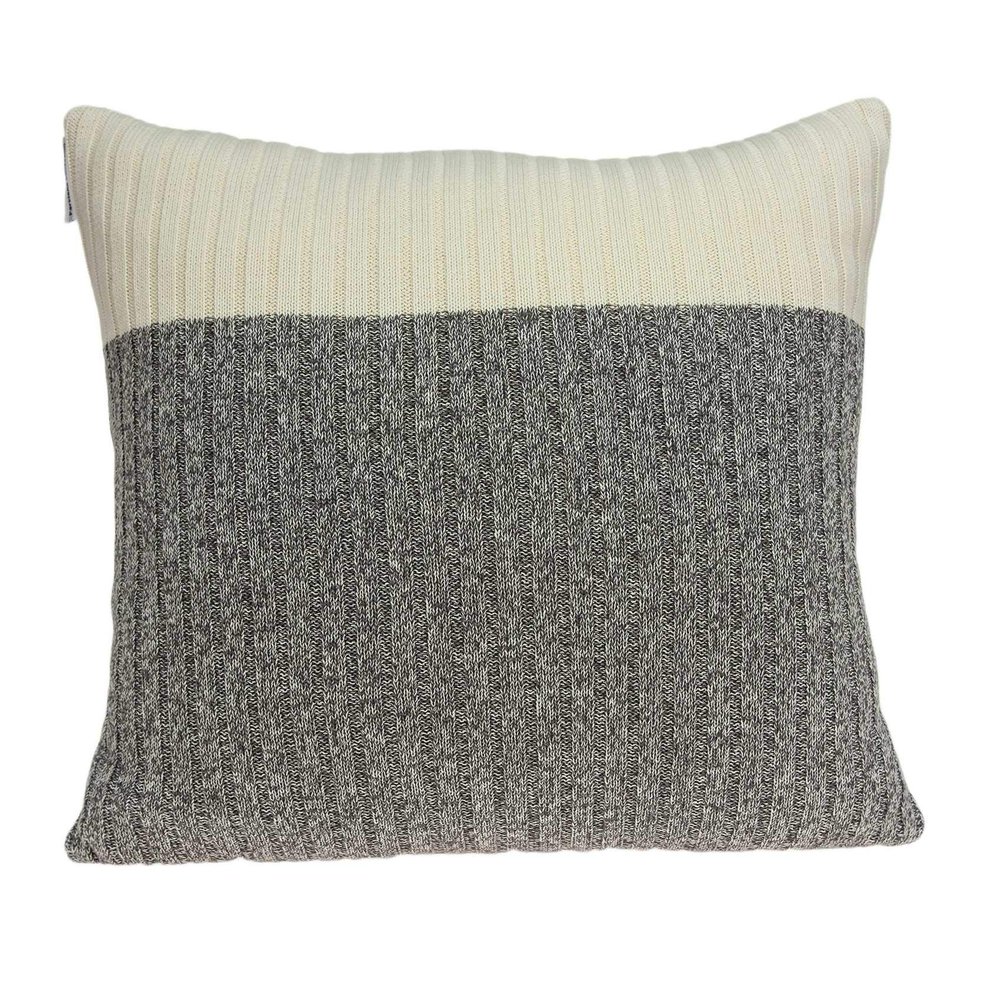 20" X 7" X 20" Beautiful Transitional Tan Accent Pillow Cover with Poly Insert
