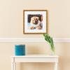 ArtToFrames 4x17 Inch Gold Picture Frame, This 0.80 Inch Custom Wood Poster Frame is Gold Leaf with Bead Compo - Comes with Regular Glass and Corrugated Backing (2WOMD6864-4x17) view 2