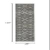 Nourison Home Concerto Blue Beige 2'2" x 10' Area Rug - Easy Clean, Non Shedding, Bed Room, Living Room, Dining Room, Kitchen (10' Runner) view 2