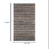 SAFAVIEH Cape Cod Collection Runner Rug - 2'3" x 10', Blue & Multi, Handmade Flat Weave Braided Stripe Cotton & Jute, Ideal for High Traffic Areas in Living Room, Bedroom (CAP361A) view 2