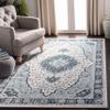 SAFAVIEH Area Rug 8x10 - Isabella Collection - Large - Cream & Light Blue, Oriental Design, Non-Shedding & Easy Cleaning, Ideal for Living Room, Bedroom, Office, Dining Space (ISA915M) view 1