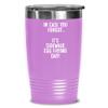 Sidewalk Egg Frying Day novelty 30 oz stainless steel insulated tumbler with lid funny holiday, 20 oz cup gag gifts for men or women view 2