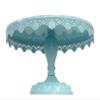 10 Inch Metal Cake Stand Round Cupcake Stands Metal Dessert Display (Aqua blue) view 1