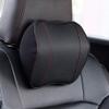 awave bloom Car Headrest,Car Seat Neck Rest Pillow,Comfort Headrest Cushion for Chair,100% Memory Foam Cervical Support,Leather Headrest for Driving,Relieve Neck Pain,Neck Supports for Car(Black) view 1