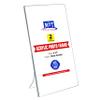 M&T Displays Clear Acrylic Photo Frame 5x7 inch Picture Sign Holder Portrait Desktop Table Stand Desk Menu Advertising Flyer for Restaurant Hotel Office (2 pack) view 1