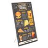 M&T Displays Clear Acrylic Photo Frame 5x7 inch Picture Sign Holder Portrait Desktop Table Stand Desk Menu Advertising Flyer for Restaurant Hotel Office (2 pack) view 4