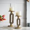 A&ampB Home Set of 2 Candle Holder D4x11 view 4