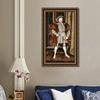 INVIN ART Framed Canvas Art Giclee Print Portrait of King Henry VIII by Hans Holbein the Younger Wall Art Living Room Home Office Decorations(Vintage Embossed Gold frame,20"x32") view 2