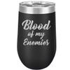 16 oz Double Wall Vacuum Insulated Stainless Steel Stemless Wine Tumbler Glass Coffee Travel Mug With Lid Cowboy Praying Cross Horse (Black) view 1