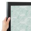 PinPix ArtToFrames 14x14 Custom Cork Bulletin Board Poster Board Has a Fabric Style Canvas Finish, Framed in Satin Black (PinPix-1926) view 3