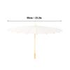 Traditional Chinese Paper Umbrella, White Wedding Parasol, Handmade Oiled Paper view 2