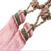 1 Pair Curtain Tiebacks Rope Tassel Curtain Holdbacks Creative Curtain Buckle Tieback (Pink) view 1