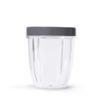 NutriBullet 18 Ounce Short Cup with Standard Lip Ring, Clear/Gray (NBM-U0269) view 1