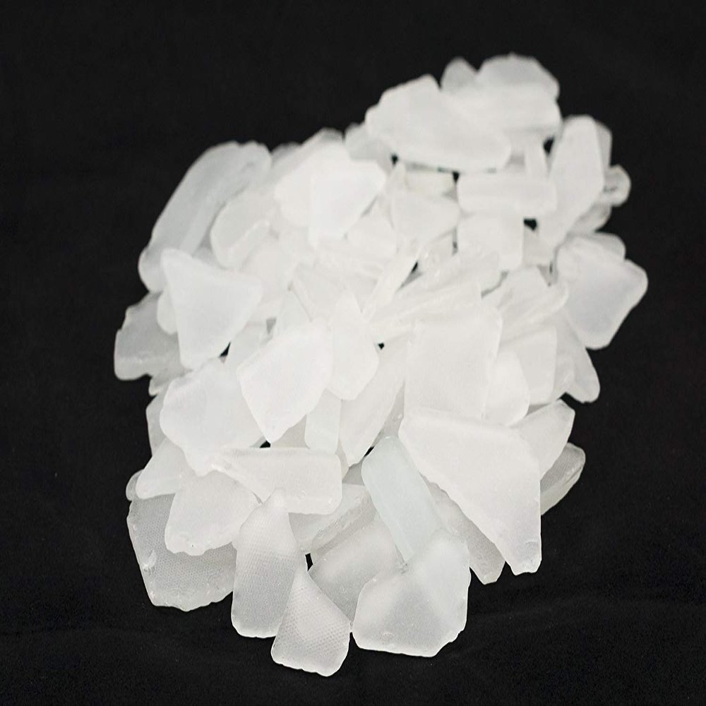 Nautical Crush Trading White Sea Glass 22oz Beach Glass for Crafts, Vase Fillers & Decor Bulk Tumbled Seaglass Pieces for DIY Projects Recycled Seaglass for Home, Weddings & Art