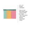 Nutrition Education Store BMI POSTER - BMI CHART - BODY MASS INDEX POSTER - 18" X 24" POSTER - LAMINATED view 3