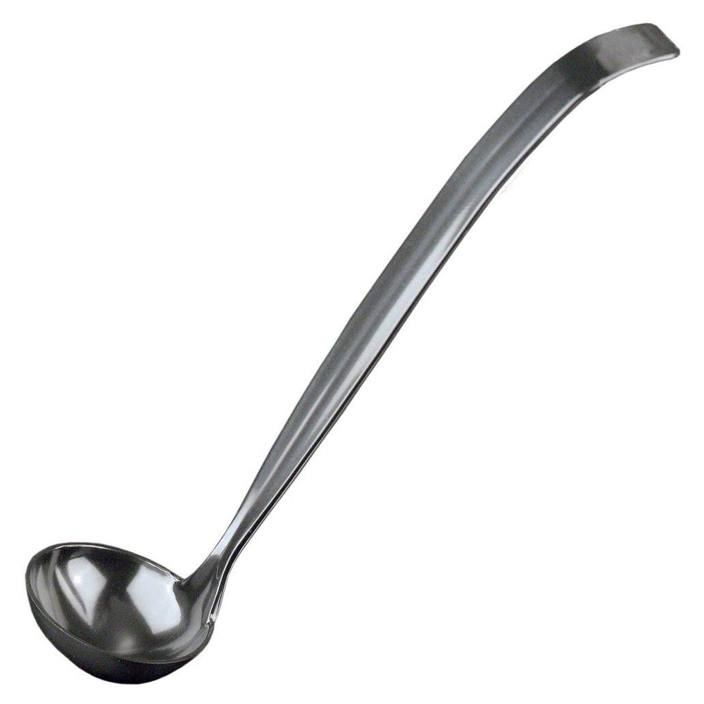 12 Black Plastic Ladle 2 oz Punch Bowl Soup Salad Dressing Gravy Ladle Party Catering