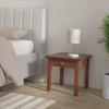 SIMPLIHOME Artisan End Table - 21 inch Wide Solid Wood Square Side Table with Drawer in Russet Brown, Transitional Nightstand or Lamp Stand for Living Room, Bedroom, or Entryway with Tapered Legs view 2