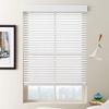 2 Inch Bravada Performance Cordless Faux Wood Blind - Silk White - 56Wx60L view 1