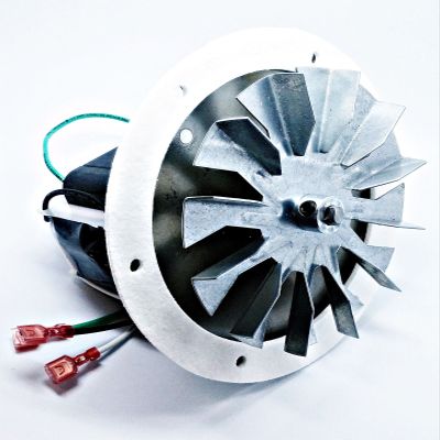 fireplace repl parts (New Part Breckwell Stove Combustion Exhaust Motor A-E-027, AE027 + 4 3/4" PH-UNIVCOMBKIT/firs for Many Models, Check in Description + (one Free Author's Book)