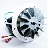 fireplace repl parts (New Part Breckwell Stove Combustion Exhaust Motor A-E-027, AE027 + 4 3/4" PH-UNIVCOMBKIT/firs for Many Models, Check in Description + (one Free Author's Book) view 1