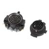 Electric Kettle Thermostat Switch and Base, Black ABS Material, 2.6x2.8x1.2 Inch Main Size, Temperature Control Replacement Part view 1