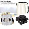 Electric Kettle Thermostat Switch and Base, Black ABS Material, 2.6x2.8x1.2 Inch Main Size, Temperature Control Replacement Part view 4