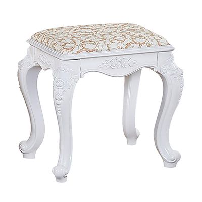 Comfortable Chair European Vanity Stool,Baroque Piano Chair with Plastic Steel Legs,High Resilience Sponge Upholstered Makeup Seat,for Dressing Room/Makeup room/Living Room/Bedroom/Restaurant Leisur