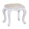Comfortable Chair European Vanity Stool,Baroque Piano Chair with Plastic Steel Legs,High Resilience Sponge Upholstered Makeup Seat,for Dressing Room/Makeup room/Living Room/Bedroom/Restaurant Leisur view 1