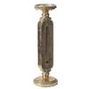 A&B Home 4.5" Classic Vintage, Candle Holder - Weathered Gold view 2
