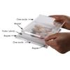 M&T Displays Clear Acrylic Photo Frame 5x7 inch Picture Sign Holder Portrait Landscape Desktop Tabletop Brochure Advertising Leaflet Certificate Stand for Restaurant Hotel Office (2 pack) view 3