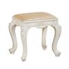 Comfortable Chair European Vanity Stool,Baroque Piano Chair with Plastic Steel Legs,High Resilience Sponge Upholstered Makeup Seat,for Dressing Room/Makeup room/Living Room/Bedroom/Restaurant Leisur view 1