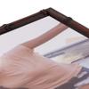 ArtToFrames 11x37 Inch Brown Picture Frame, This 0.75 Inch Custom Wood Poster Frame is .75" - Walnut Bamboo, Great for Your Art or Photos - Comes with Economy Acrylic view 3