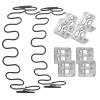 Carkio Sofa replacement Springs,2 PCS 28" Spring with 8 PCS S Clips,4.0 Wire Diameter Sofa Spring Repair Kit Compatible with Seating In Furniture Interior Decoration, Automotive, or Other Applications view 1