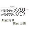 Carkio Sofa replacement Springs,2 PCS 28" Spring with 8 PCS S Clips,4.0 Wire Diameter Sofa Spring Repair Kit Compatible with Seating In Furniture Interior Decoration, Automotive, or Other Applications view 2
