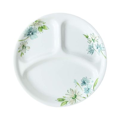Corelle J310-FFA CP-9477 Lunch Plate, Large Size, Plate, Shatter-Resistant, Lightweight, Microwave Safe, Oven Safe, Dishwasher Safe, Fairy Flora