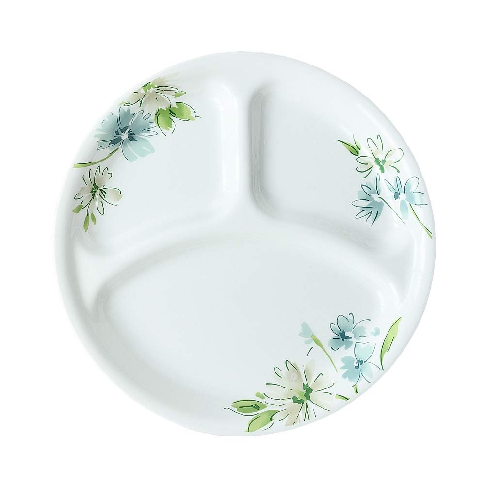 Corelle J310-FFA CP-9477 Lunch Plate, Large Size, Plate, Shatter-Resistant, Lightweight, Microwave Safe, Oven Safe, Dishwasher Safe, Fairy Flora