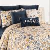 C&F Home Natural Home Twin Cotton Quilt Set All-Season Oversized Reversible Yellow Gold Floral Leaves Bedspread Bedding 2 Piece with Sham Twin 2 Piece Set Grey view 1